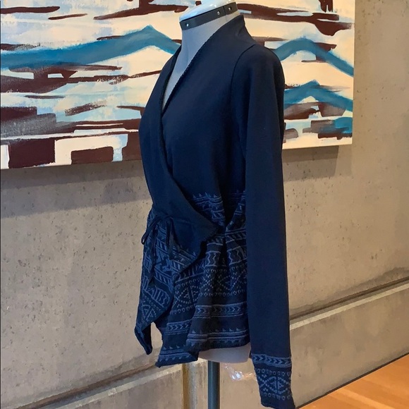 Lucky Brand Wrap Sweater Cardigan - Picture 7 of 15